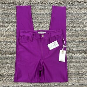 Good American High Rise Skinny Jeans Sz 00/24 NWT | Good American Purple Skinny-